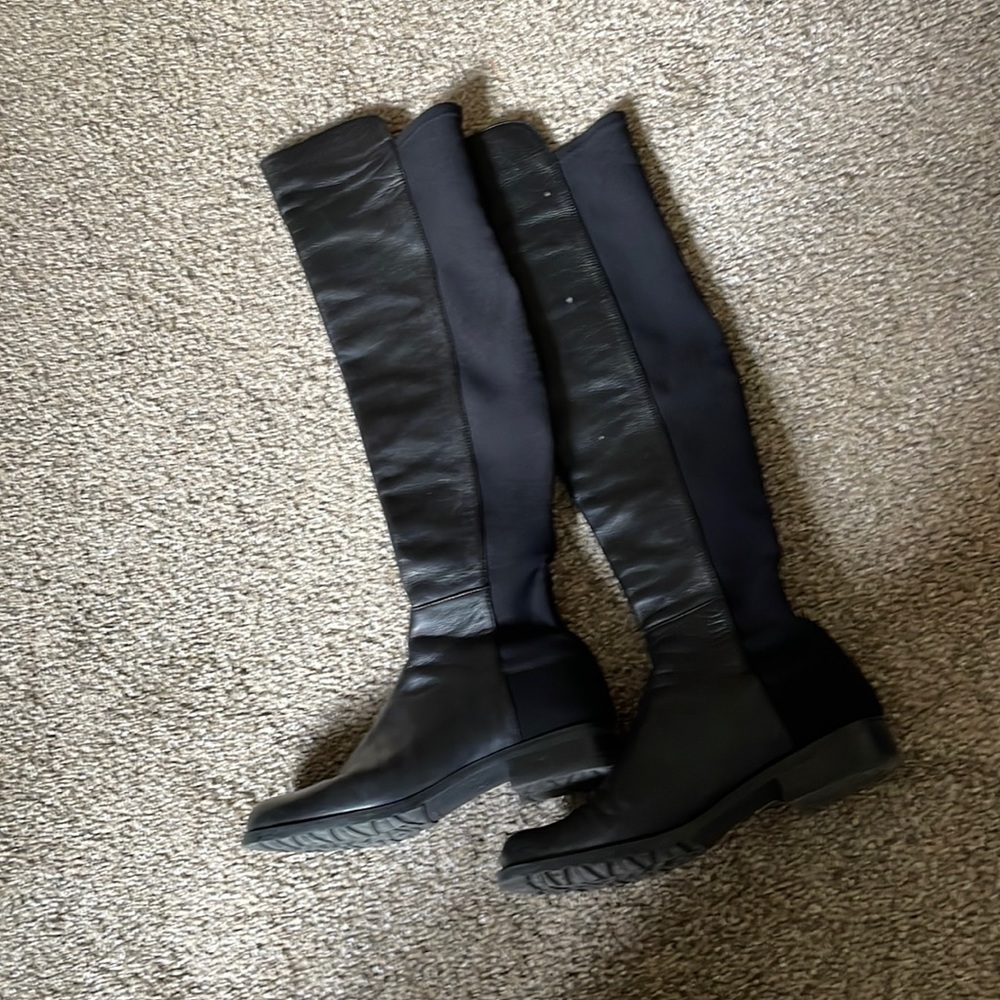 Stuart Weitzman knee high leather boots Size 6